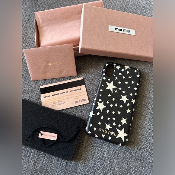 Miu Miu IPhone 10 Star Case - Picture 5 of 5
